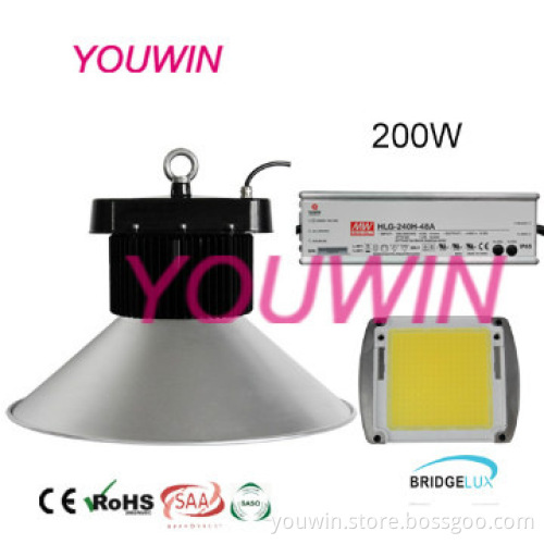 meanwell power supply saa 150w 200w led industrial canopy light
